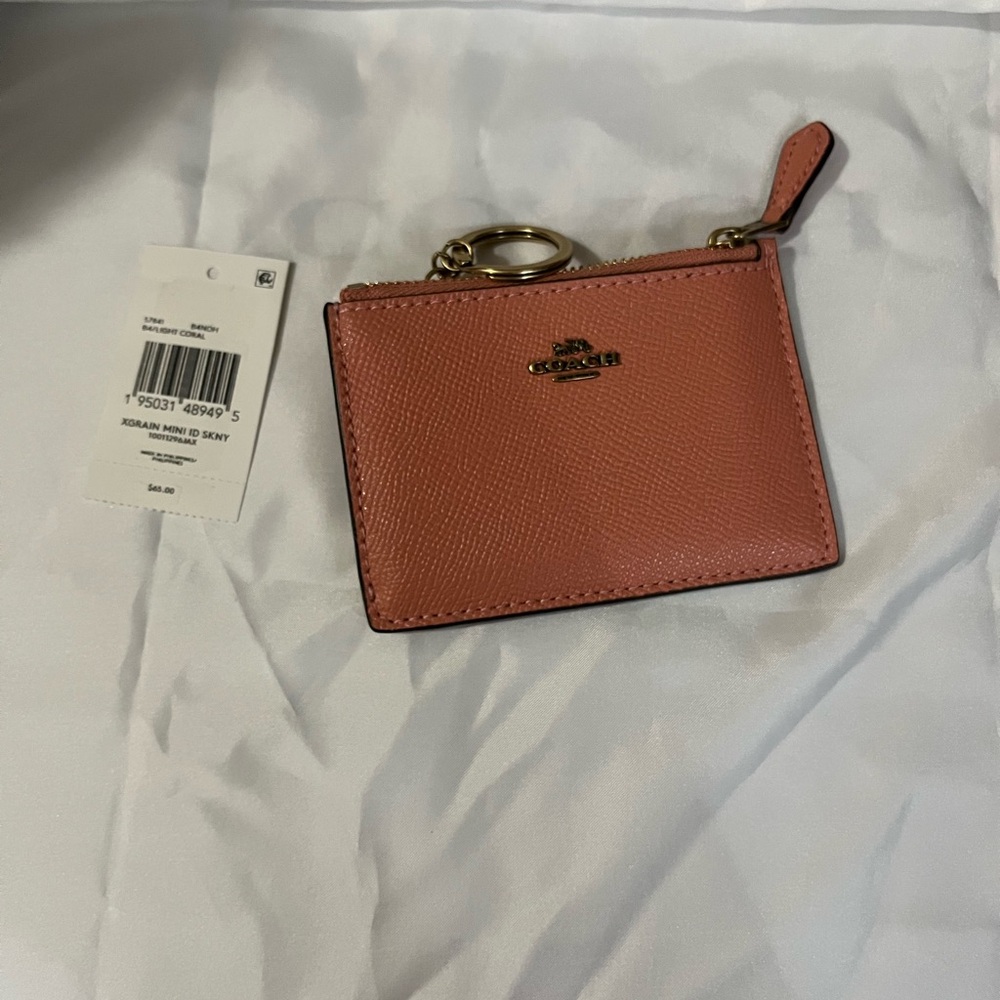 Coach mini id wallet
